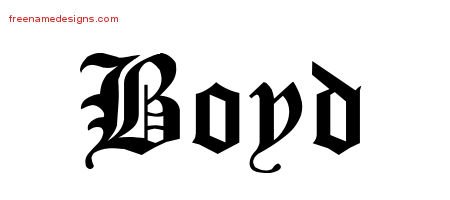 what does boyd mean as a name