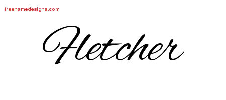 Cursive Name Tattoo Designs Fletcher Free Graphic - Free ...