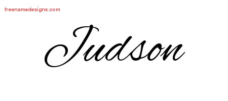 Cursive Name Tattoo Designs Judson Free Graphic - Free ...