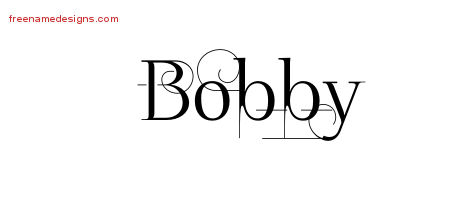 bobby name tattoo designs decorated lettering archives freenamedesigns