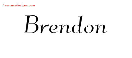 Elegant Name Tattoo Designs Brendon Download Free - Free ...