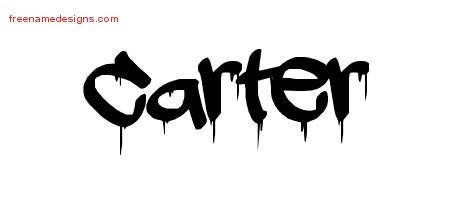 Graffiti Name Tattoo Designs Carter Free - Free Name Designs