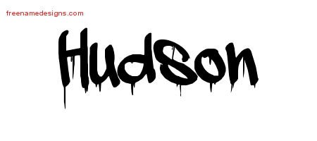 Graffiti Name Tattoo Designs Hudson Free - Free Name Designs