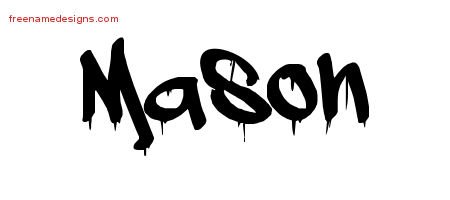 Graffiti Name Tattoo Designs Mason Free - Free Name Designs