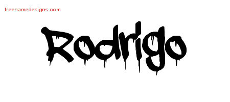 Graffiti Name Tattoo Designs Rodrigo Free - Free Name Designs