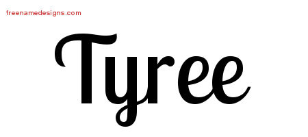 Handwritten Name Tattoo Designs Tyree Free Printout - Free ...