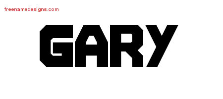 gary name designs tattoo titling