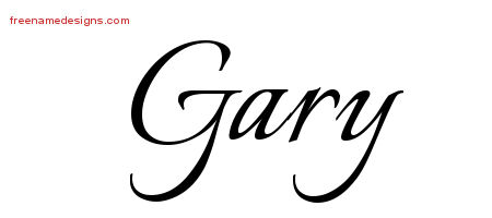 gary name tattoo ivory designs calligraphic names freenamedesigns graphic