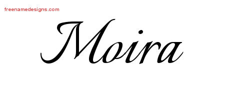 Calligraphic Name Tattoo Designs Moira Download Free ...