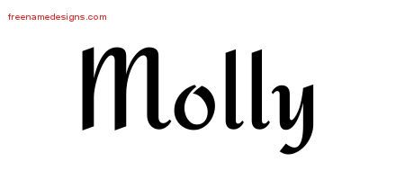 molly name tattoo mark designs calligraphic stylish marlo meryl names lettering freenamedesigns graphic girl