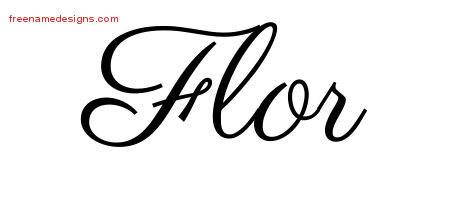 Classic Name Tattoo Designs Flor Graphic Download - Free Name Designs