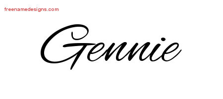 Cursive Name Tattoo Designs Gennie Download Free - Free ...