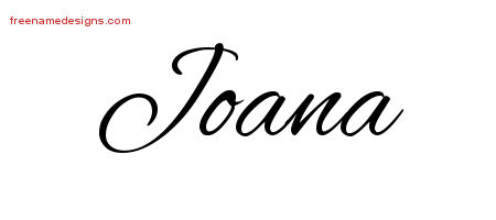Cursive Name Tattoo Designs Joana Download Free - Free ...