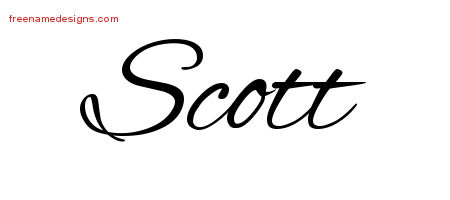 Cursive Name Tattoo Designs Scott Download Free - Free ...