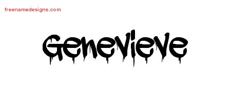 genevieve name designs tattoo graffiti lettering freenamedesigns