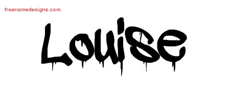 Graffiti Name Tattoo Designs Louise Free Lettering - Free Name Designs