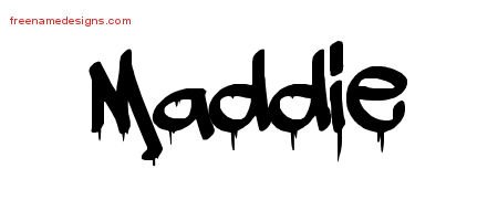 Graffiti Name Tattoo Designs Maddie Free Lettering - Free Name Designs