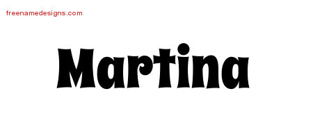 martina name maritza tattoo designs groovy lettering freenamedesigns