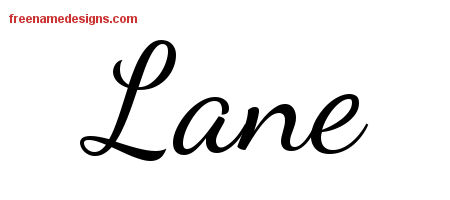 lane name tattoo designs script lively ling freenamedesigns printout names