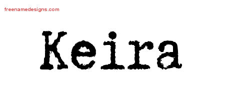 Typewriter Name Tattoo Designs Keira Free Download - Free ...
