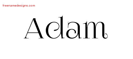 Vintage Name Tattoo Designs Adam Free Download - Free Name Designs