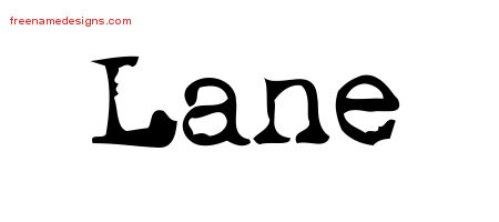 lane name tattoo designs writer vintage lettering lona names freenamedesigns