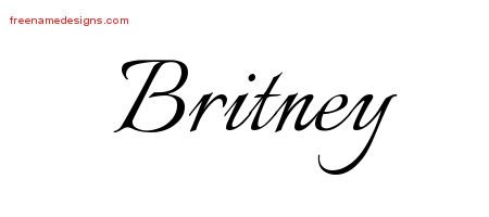 Britney Name Designs