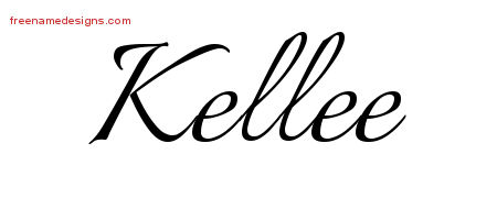 Calligraphic Name Tattoo Designs Kellee Download Free - Free Name Designs