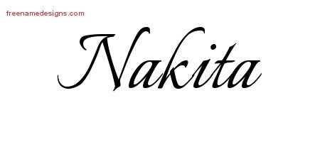 Тату эскиз имя никита