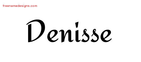 Calligraphic Stylish Name Tattoo Designs Denisse Download Free - Free ...