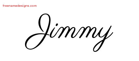 Classic Name Tattoo Designs Jimmy Graphic Download - Free Name Designs