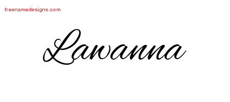 Cursive Name Tattoo Designs Lawanna Download Free - Free Name Designs