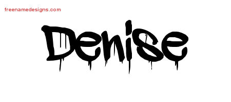 Graffiti Name Tattoo Designs Denise Free Lettering - Free Name Designs