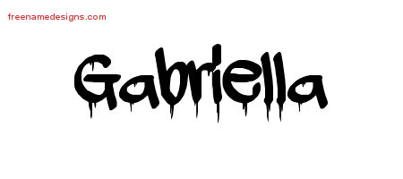 Graffiti Name Tattoo Designs Gabriella Free Lettering - Free Name Designs