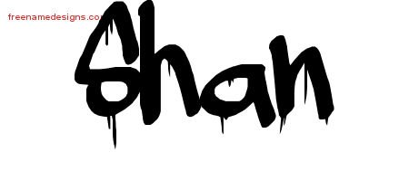 Graffiti Name Tattoo Designs Shan Free Lettering - Free Name Designs