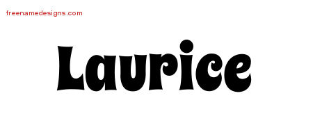 Groovy Name Tattoo Designs Laurice Free Lettering - Free Name Designs